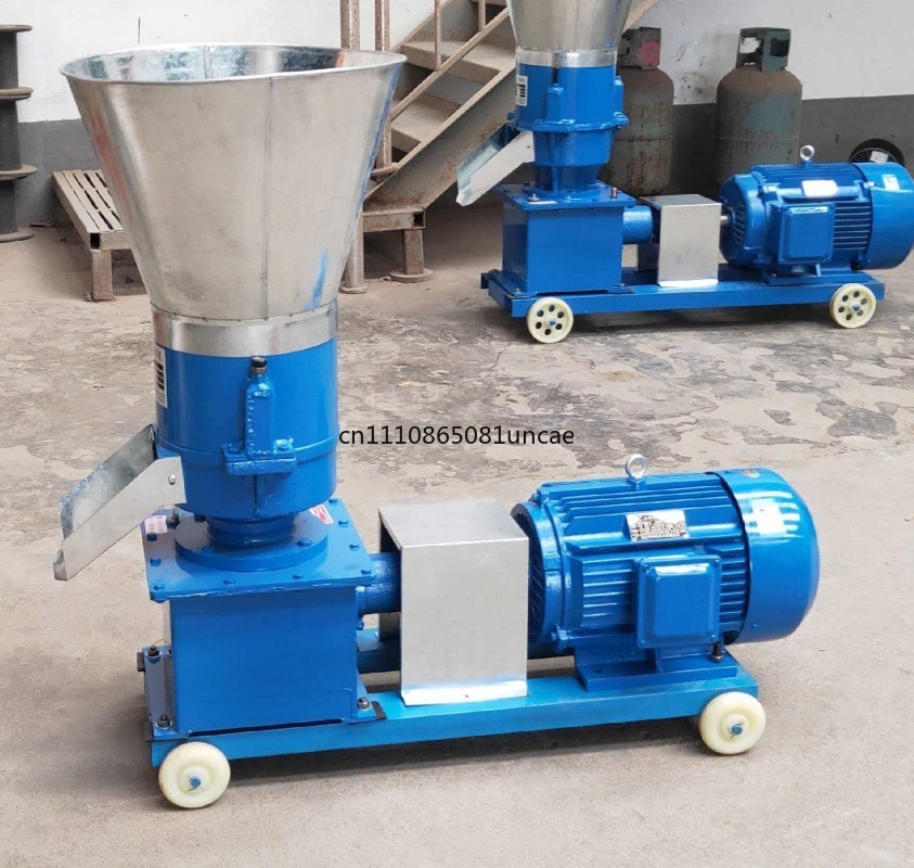Rice Thresher Machine - 100kg/h-120kg/h Multi-function Pellet Mill 220V 380V