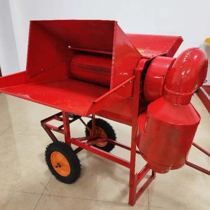 Portable Rice Wheat Beans Mill - Rice Thresher Machine recension och pris