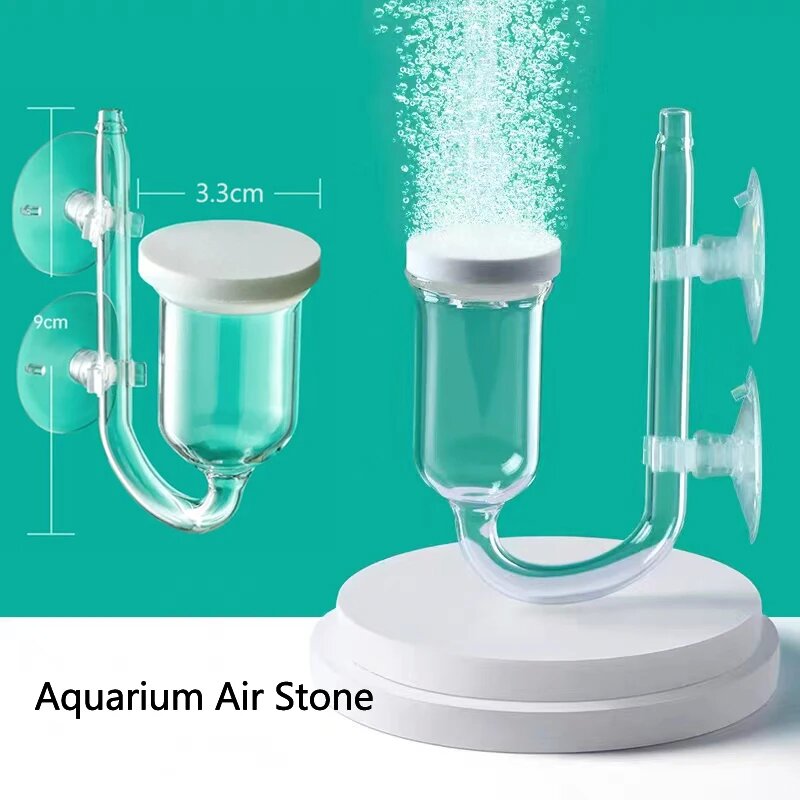 1Set Glass Air Pump Sand Stone - Aquaculture Aerator Pump recension och pris
