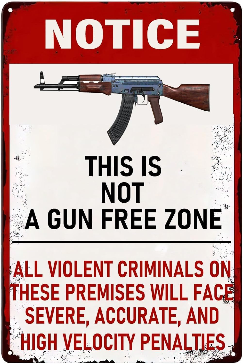 Notice This is Not a Gun Free  - Farming Zone recension och pris
